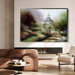 Landscape 081 Canvas Art 60 x 40 cm / Black