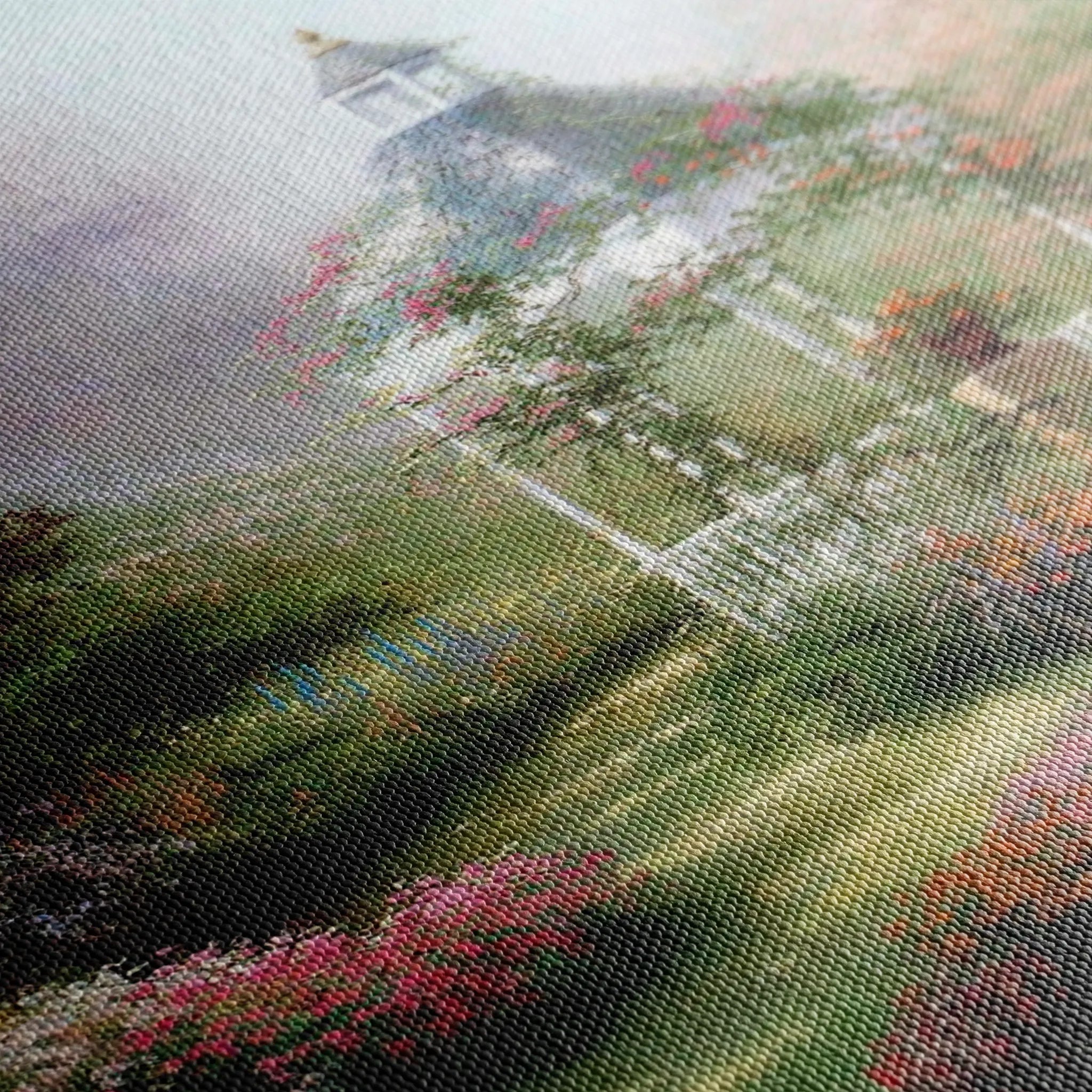 Landscape 081 Canvas Art 60 x 40 cm / Black
