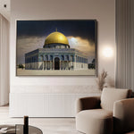 Palestine 081 Canvas Art 60 x 40 cm / Black