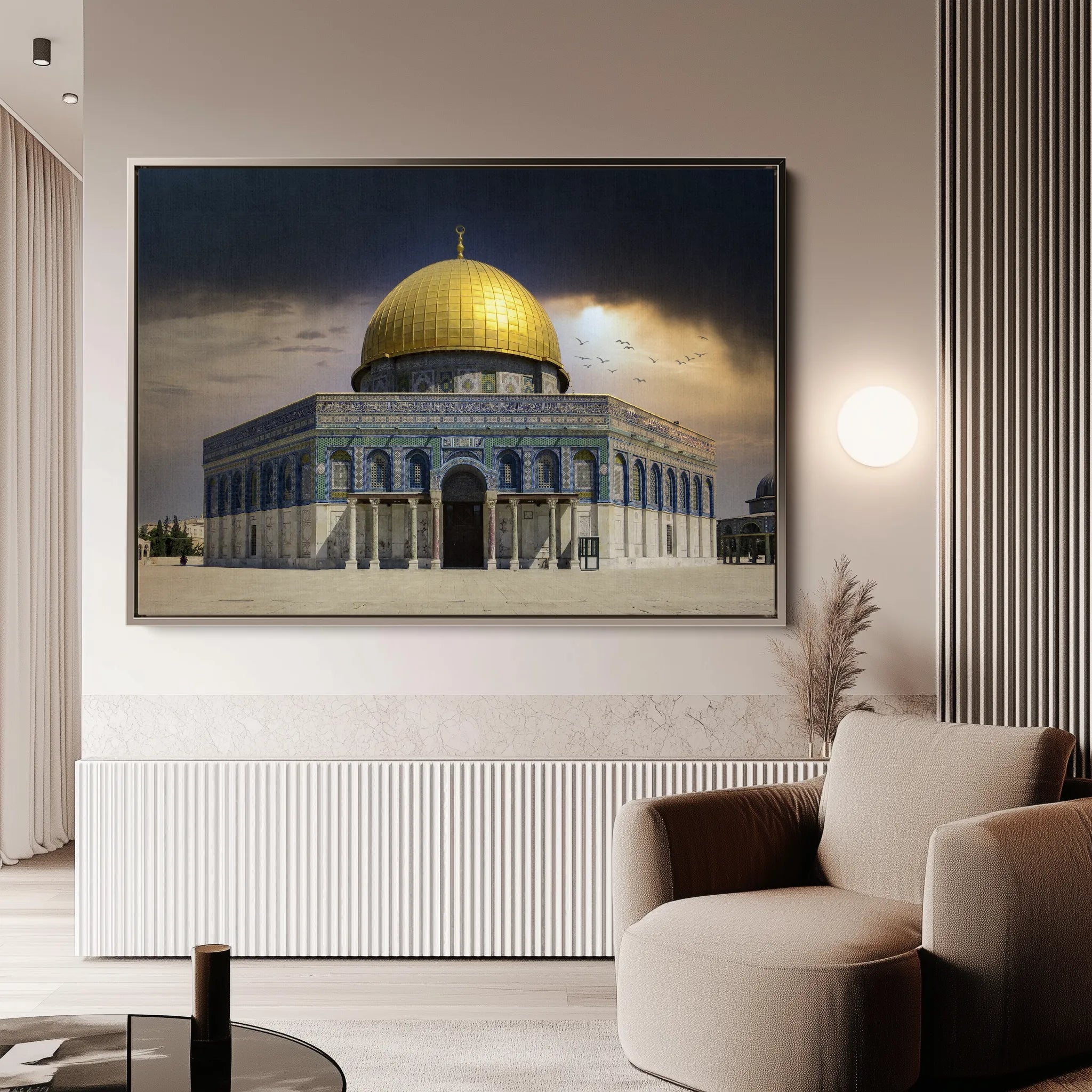 Palestine 081 Canvas Art 60 x 40 cm / Black