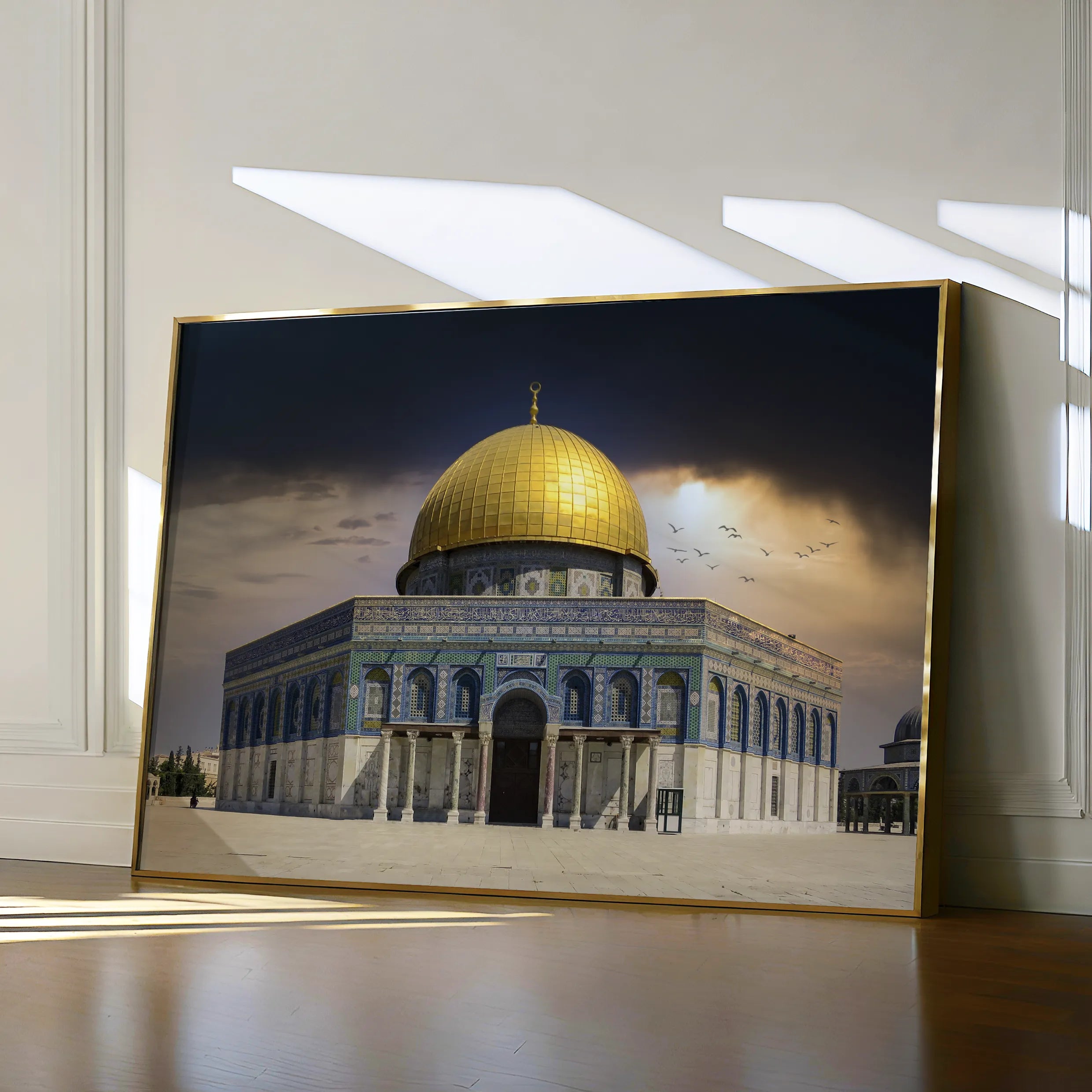 Palestine 081 Canvas Art 60 x 40 cm / Black