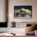 Palestine 081 Canvas Art 60 x 40 cm / Black