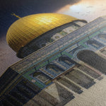Palestine 081 Canvas Art 60 x 40 cm / Black