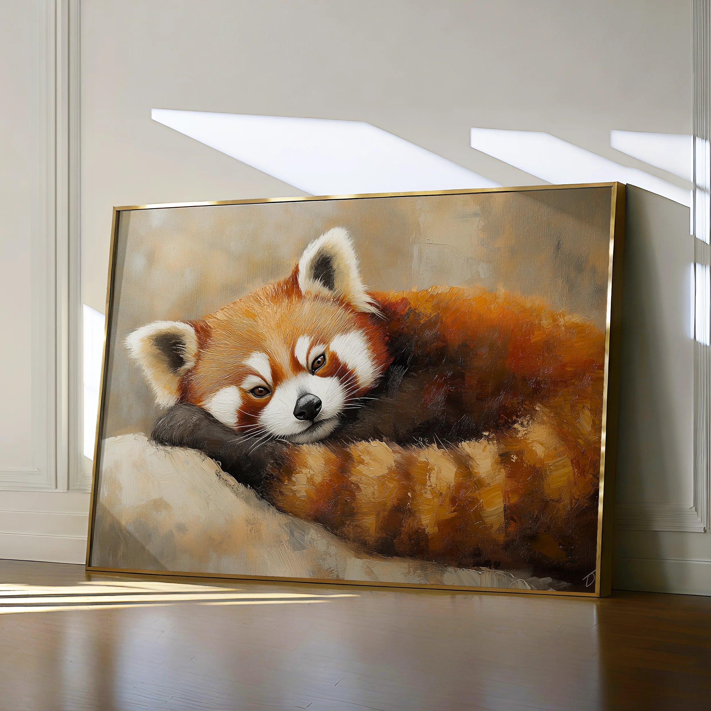 Animals 082 Canvas Art 60 x 40 cm / Black