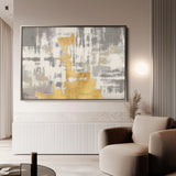 Abstract 082 Canvas Art 60 x 40 cm / Black
