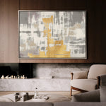 Abstract 082 Canvas Art 60 x 40 cm / Black