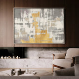 Abstract 082 Canvas Art 60 x 40 cm / Black