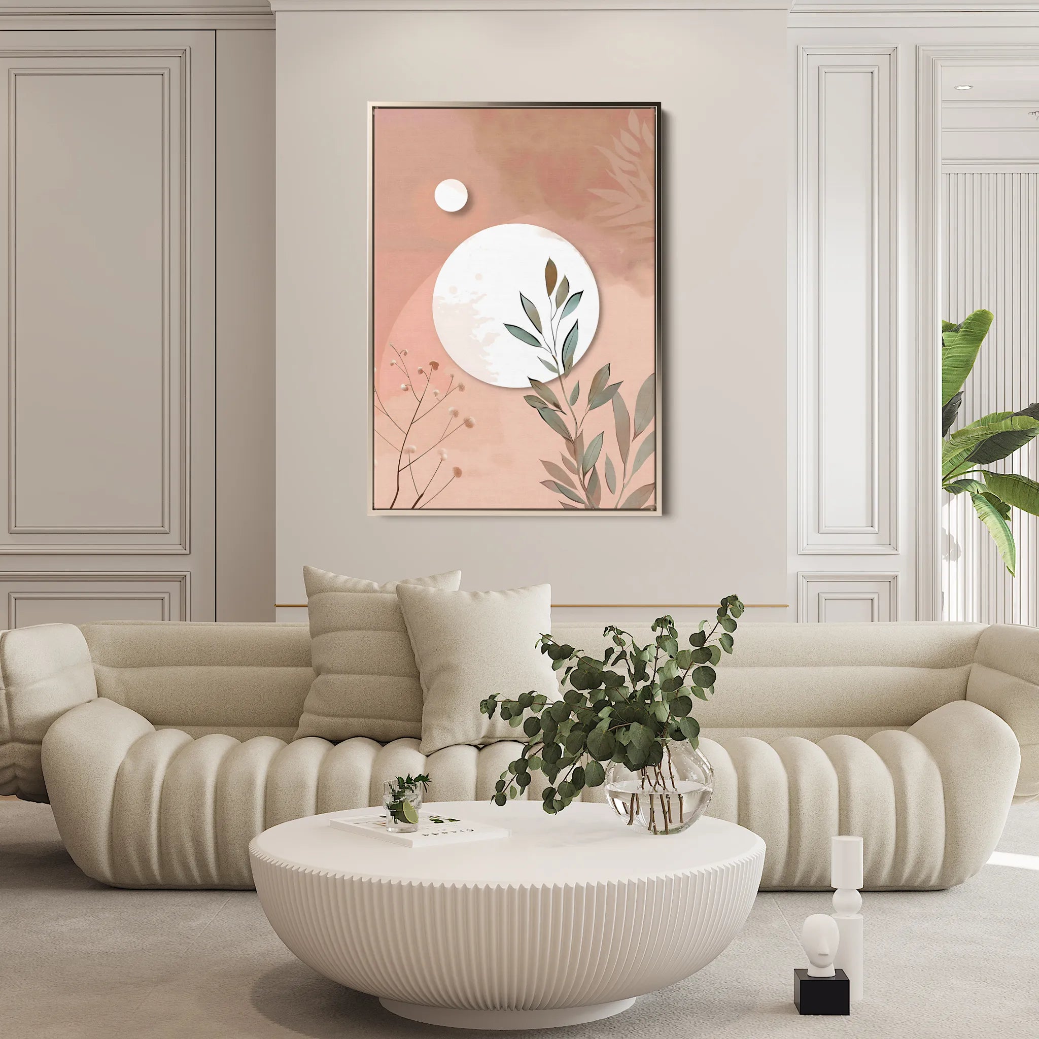Boho 082 Canvas Art 60 x 40 cm / Black