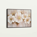 Floral 082 Canvas Art 60 x 40 cm / Black