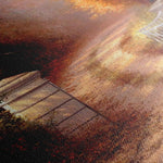 Landscape 082 Canvas Art 60 x 40 cm / Black