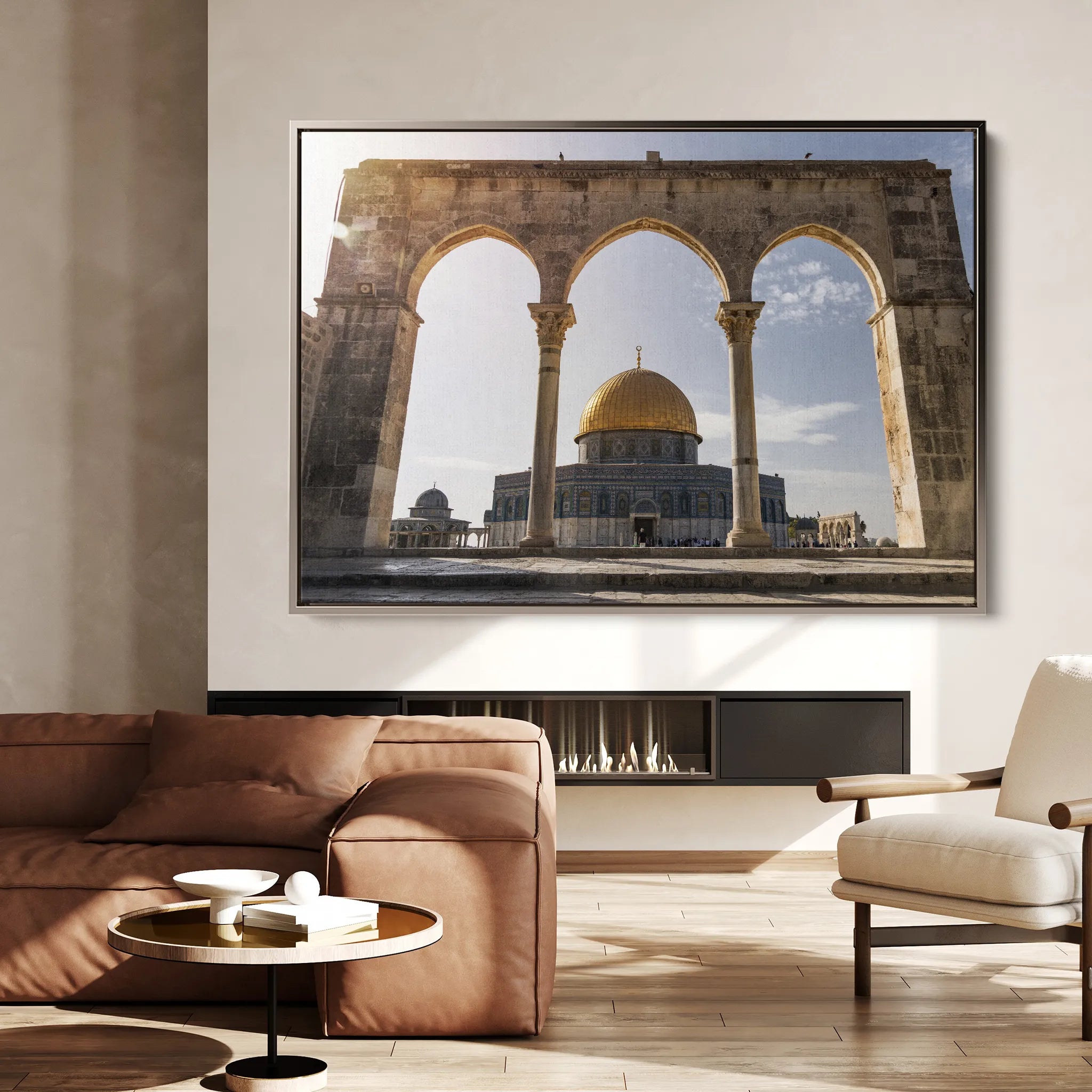 Palestine 082 Canvas Art 60 x 40 cm / Black