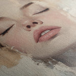 Portrait 082 Canvas Art 60 x 40 cm / Black