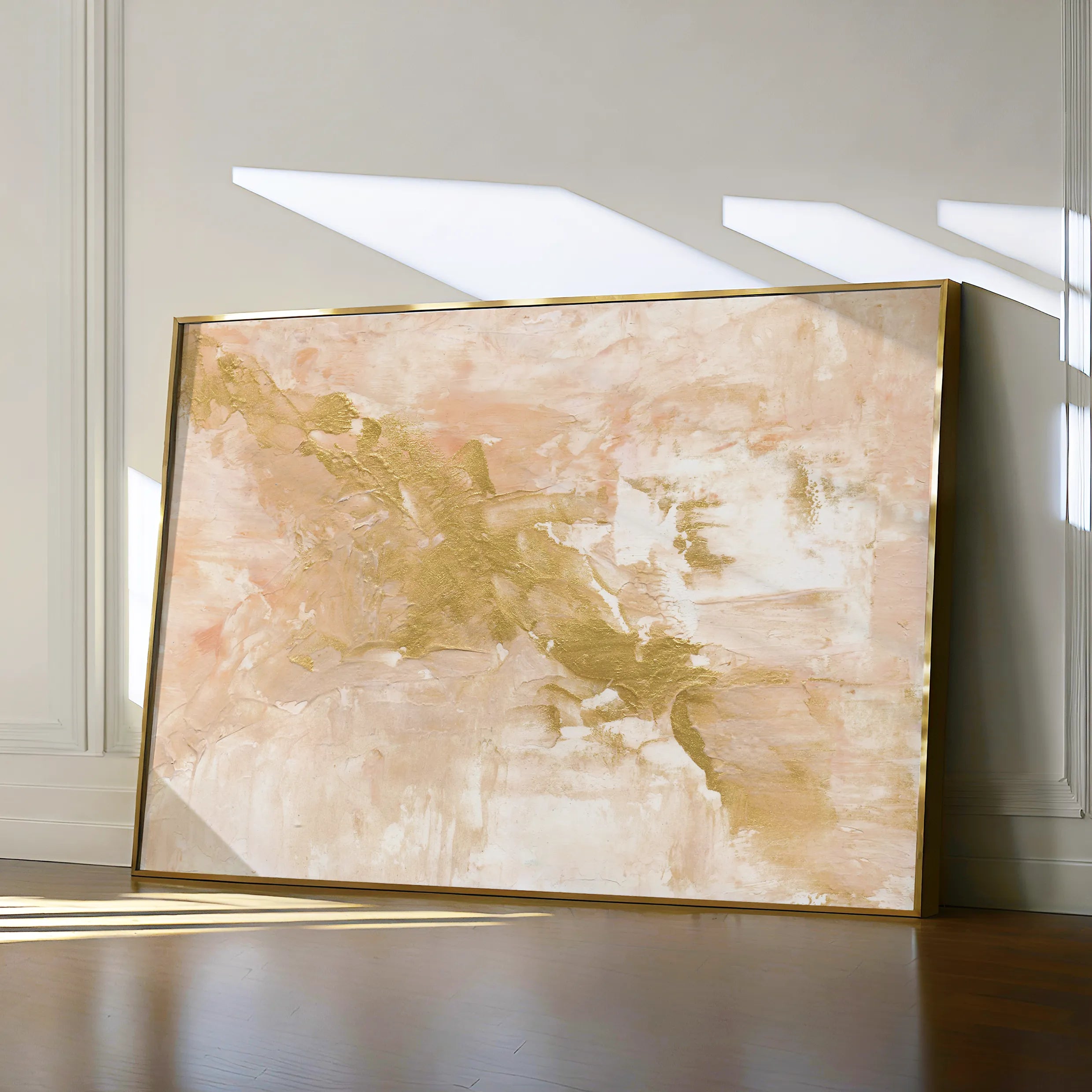 Abstract 083 Canvas Art 60 x 40 cm / Black
