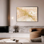 Abstract 083 Canvas Art 60 x 40 cm / Black