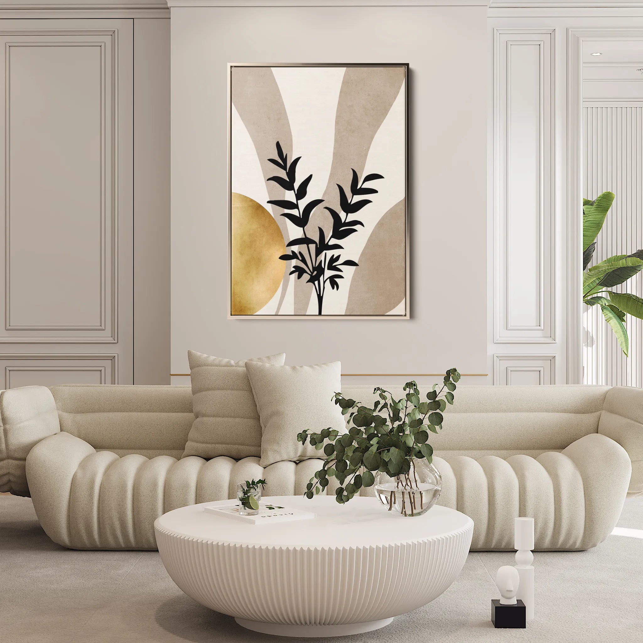 Boho 083 Canvas Art 60 x 40 cm / Black
