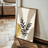 Boho 083 Canvas Art 60 x 40 cm / Black