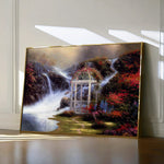Landscape 083 Canvas Art 60 x 40 cm / Black