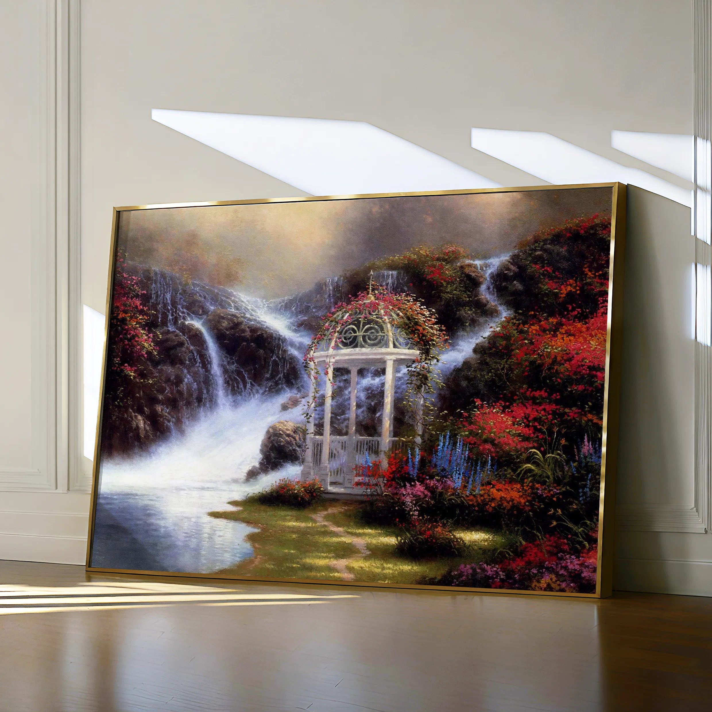 Landscape 083 Canvas Art 60 x 40 cm / Black