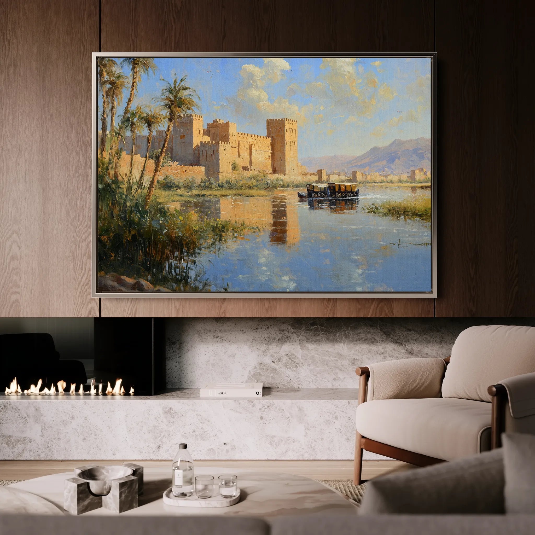 Orientalist 083 Canvas Art 60 x 40 cm / Black