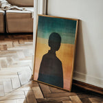 Portrait 083 Canvas Art 60 x 40 cm / Black