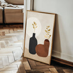 Boho 084 Canvas Art 60 x 40 cm / Black