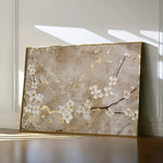 Floral 084 Canvas Art 60 x 40 cm / Black