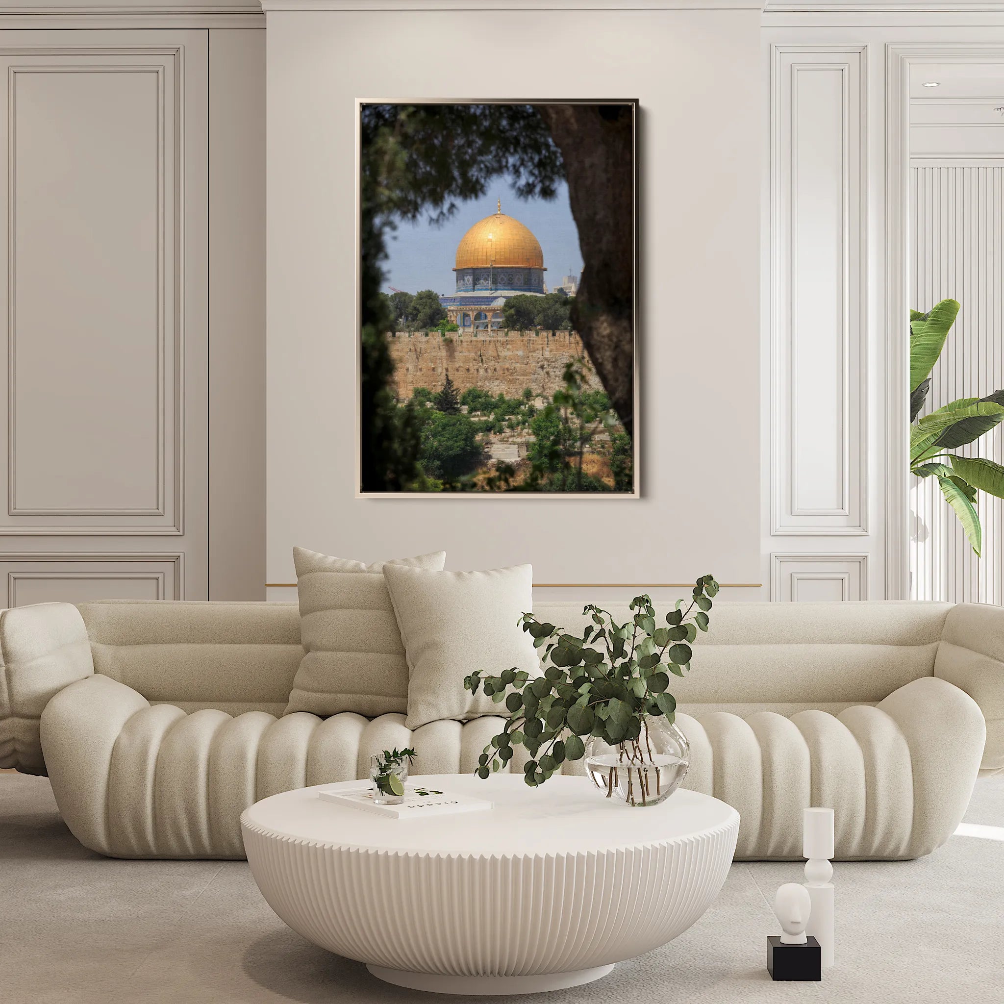 Palestine 084 Canvas Art 60 x 40 cm / Black