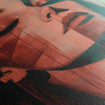 Portrait 084 Canvas Art 60 x 40 cm / Black