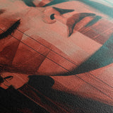 Portrait 084 Canvas Art 60 x 40 cm / Black