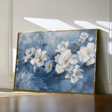 Floral 085 Canvas Art 60 x 40 cm / Black