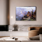 Landscape 085 Canvas Art 60 x 40 cm / Black