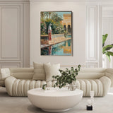 Orientalist 085 Canvas Art 60 x 40 cm / Black