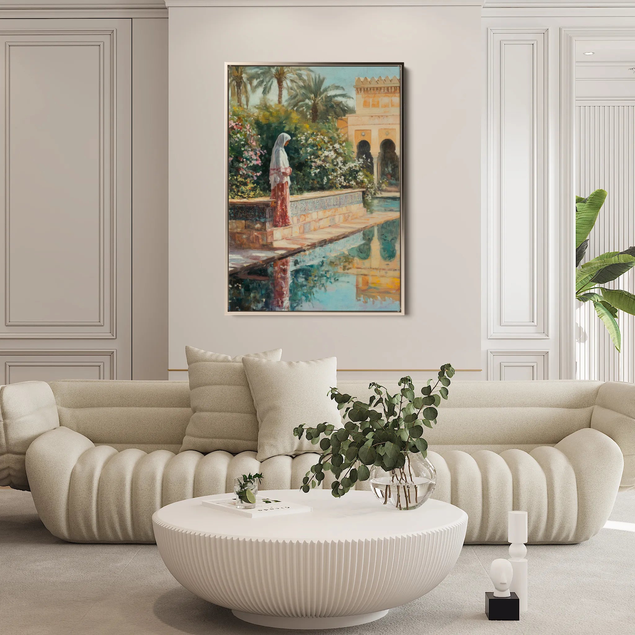 Orientalist 085 Canvas Art 60 x 40 cm / Black
