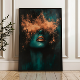 Portrait 085 Canvas Art 60 x 40 cm / Black