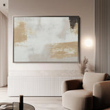 Abstract 086 Canvas Art 60 x 40 cm / Black