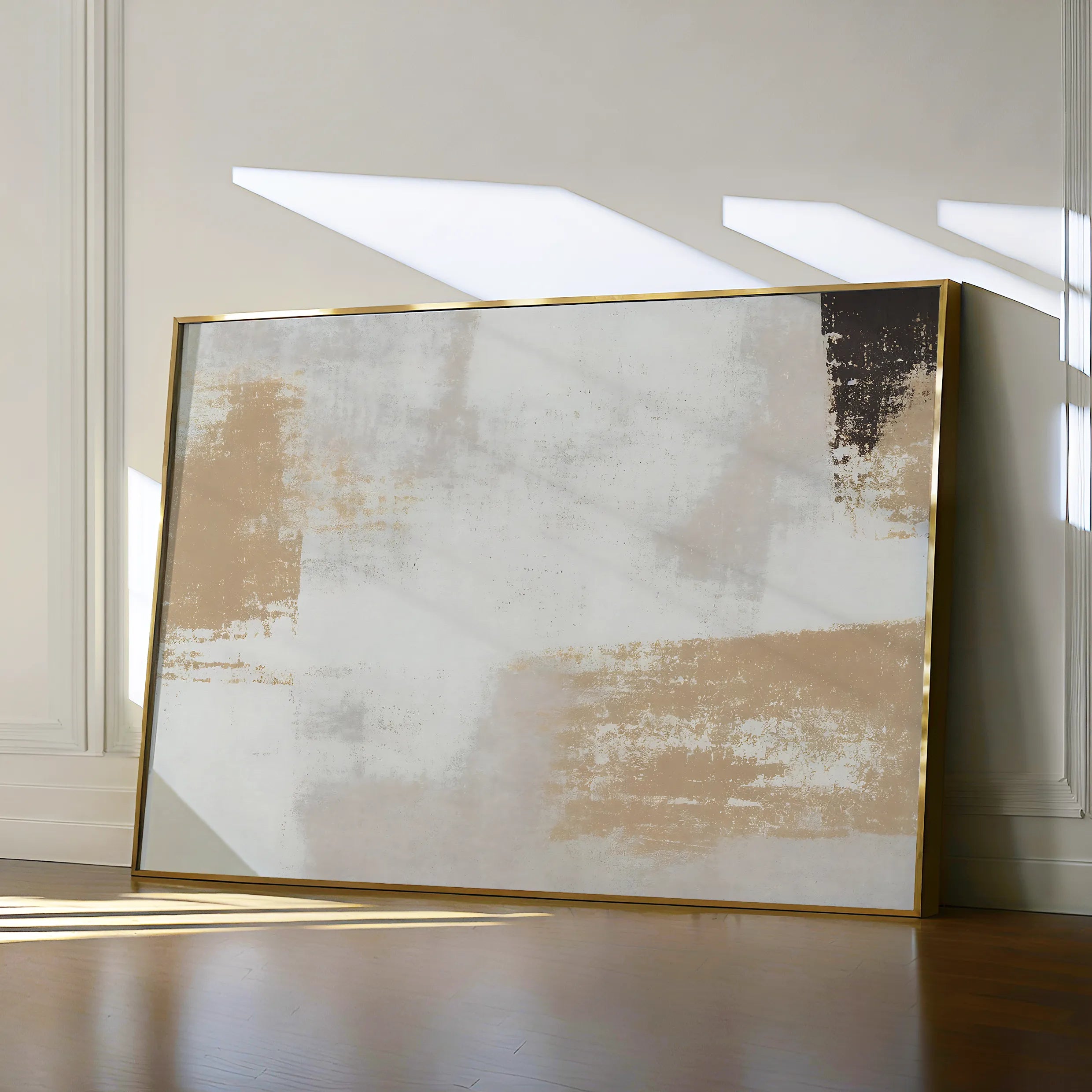 Abstract 086 Canvas Art 60 x 40 cm / Black