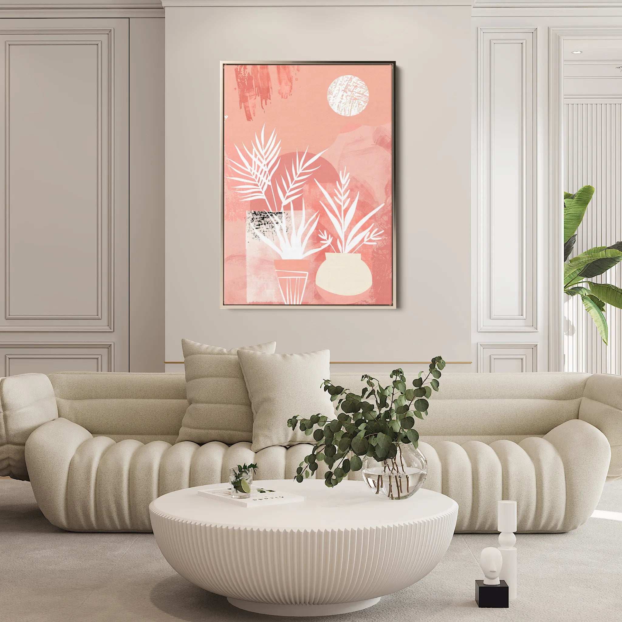 Boho 086 Canvas Art 60 x 40 cm / Black