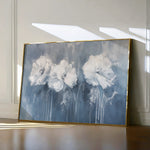 Floral 086 Canvas Art 60 x 40 cm / Black