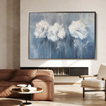 Floral 086 Canvas Art 60 x 40 cm / Black