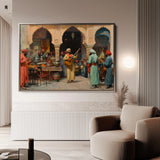Orientalist 086 Canvas Art 60 x 40 cm / Black