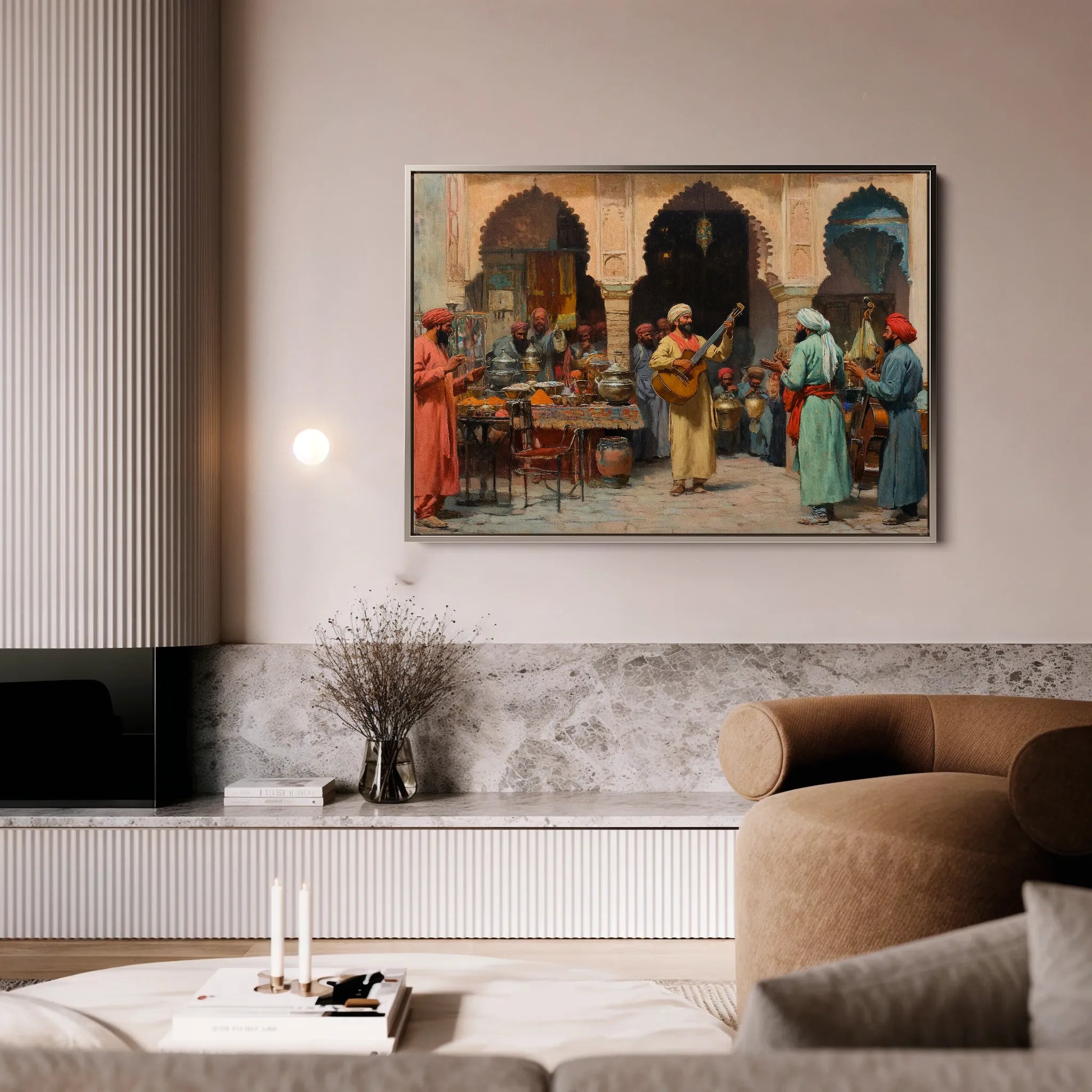 Orientalist 086 Canvas Art 60 x 40 cm / Black