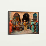 Orientalist 086 Canvas Art 60 x 40 cm / Black