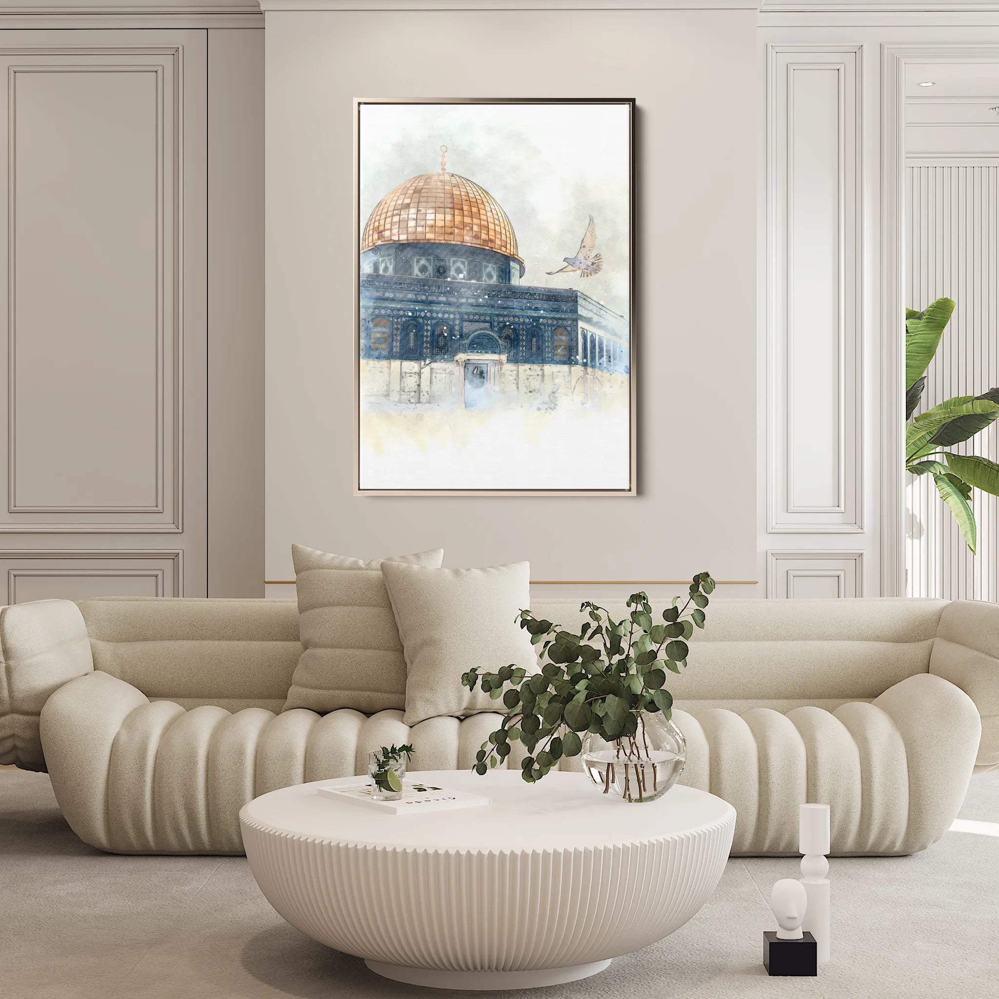 Palestine 086 Canvas Art 60 x 40 cm / Black