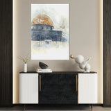 Palestine 086 Canvas Art 60 x 40 cm / Black