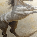 Horses 087 Canvas Art 60 x 40 cm / Black