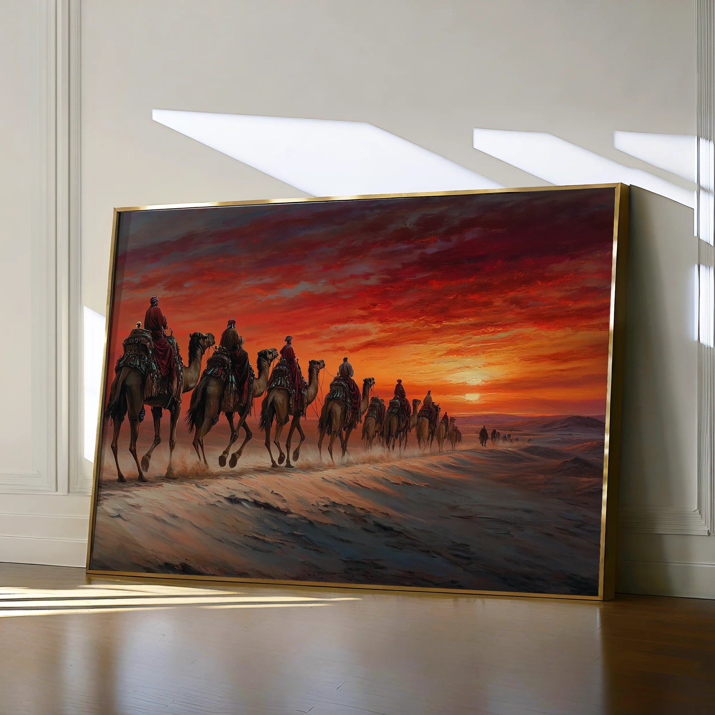Orientalist 087 Canvas Art 60 x 40 cm / Black