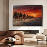 Orientalist 087 Canvas Art 60 x 40 cm / Black
