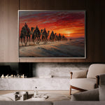 Orientalist 087 Canvas Art 60 x 40 cm / Black