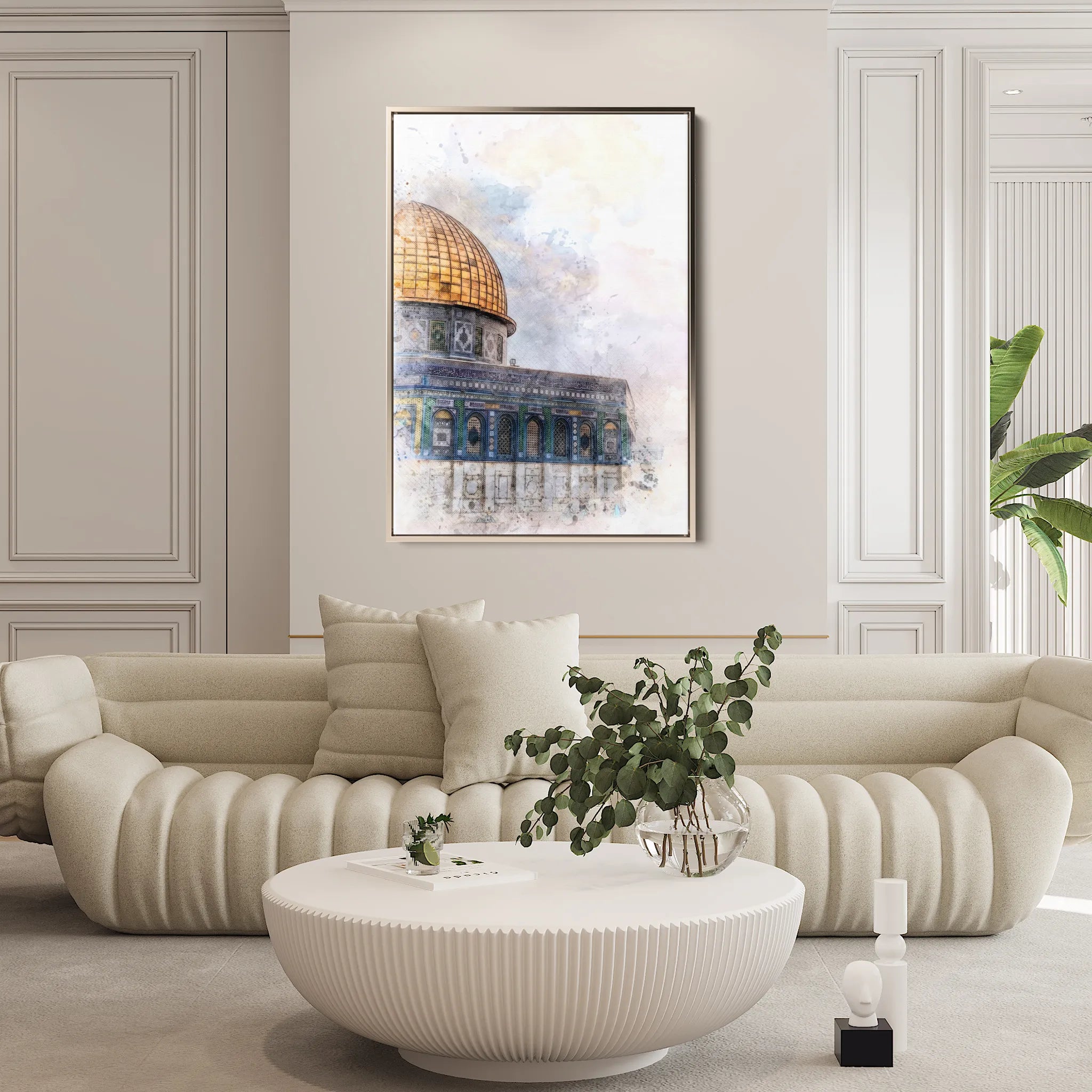 Palestine 087 Canvas Art 60 x 40 cm / Black