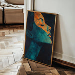 Portrait 087 Canvas Art 60 x 40 cm / Black